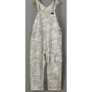 Levis Hiball Digital Gray Camo Ripstop Cargo Utility Style Overalls Size L Large